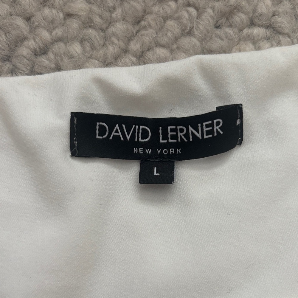 David Lerner White Ruffle Off-Shoulder Blouse - Picture 2 of 4